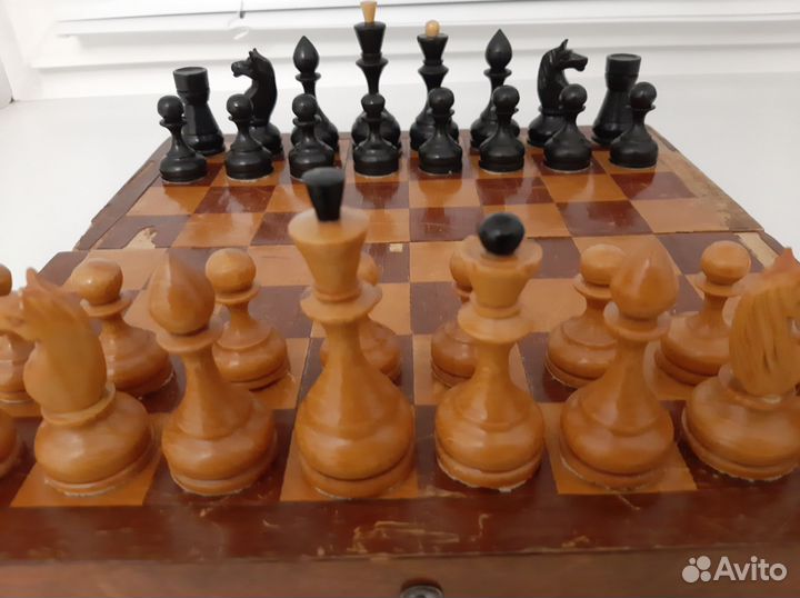 Шахматы артель Коопермузыка клеймо 1960г СССР