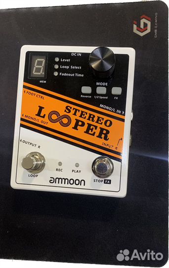 Лупер гитарный ammoon stereo looper
