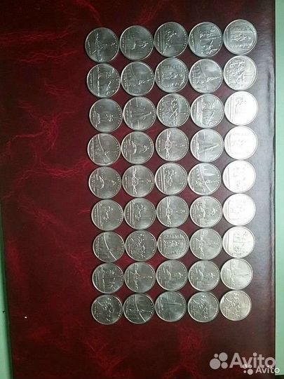 Монеты 5 рублей города-столицы освобожденные в ВОВ