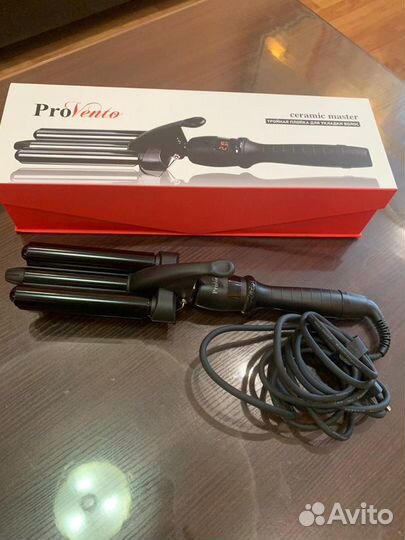 ProVento- тройная плойка для укладки волос. Новая