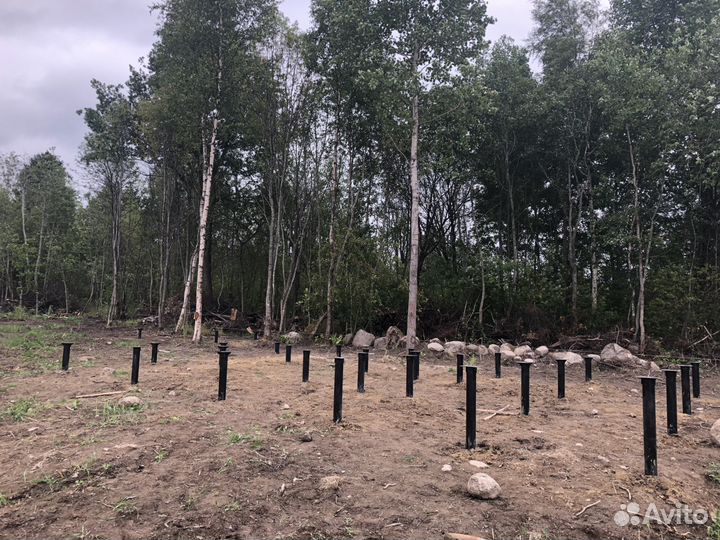Винтовые сваи под ключ