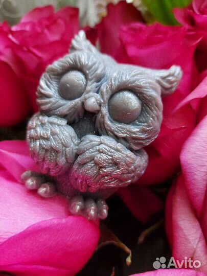 Мыло ручной работы - совёнок