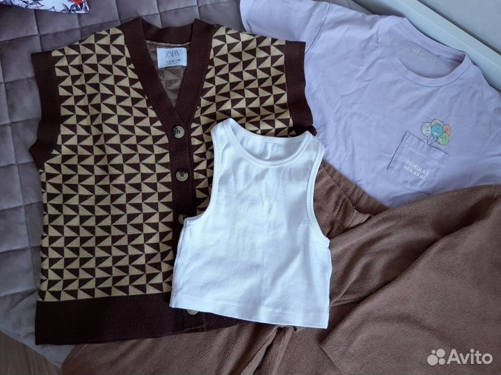 Костюм жилет zara. 152