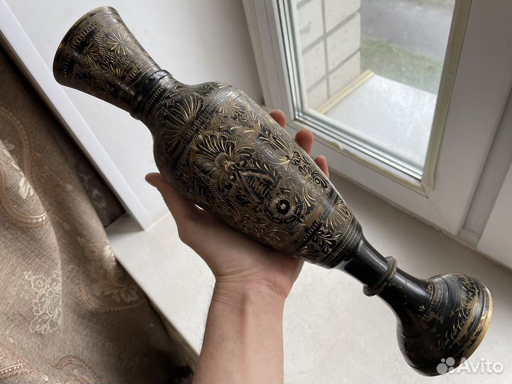 Индия ваза латунная
