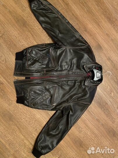 Кожаная куртка мужская Picador 52 54