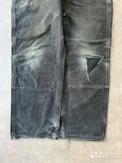 Джинсы черные carhartt