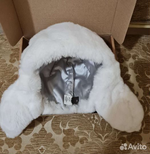 Шапка ушанка натуральный мех женская