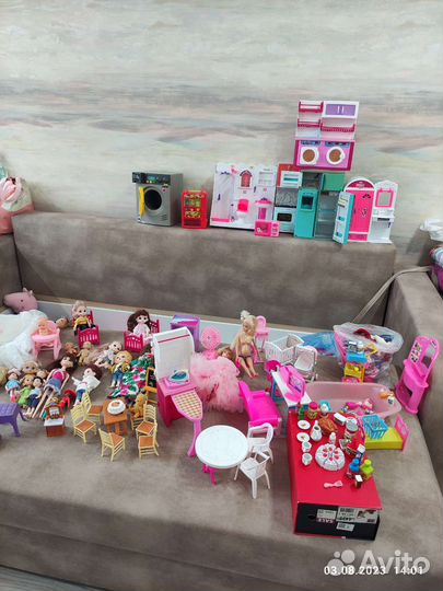Мебель для барби. Барби. Лили. Вещи. Кухня барби