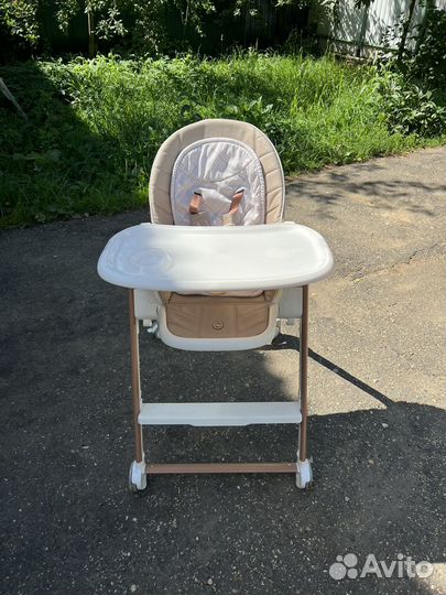 Стульчик для кормления happy baby berny v2 beige