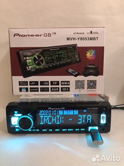 Магнитола Pioneer c Bluetooth (6 канальная)