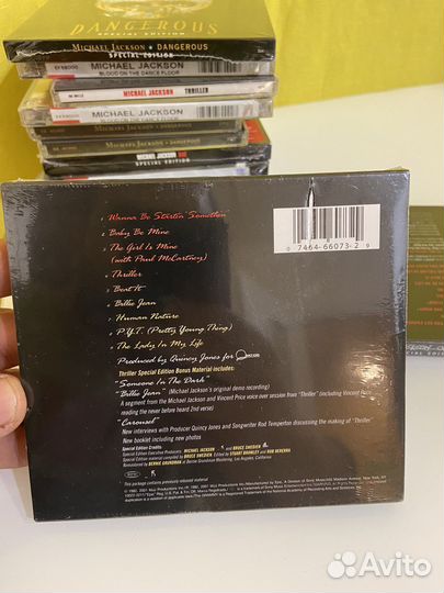 Майкл Джексон Jackson Thriller Триллер сд новый