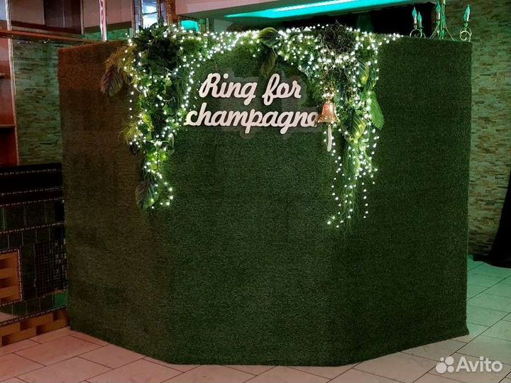 Живая фуршетная фотостена