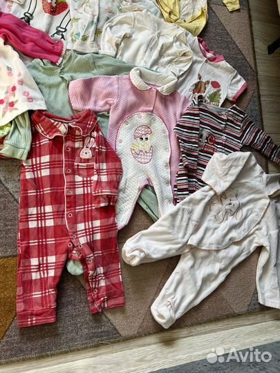 Огромный пакет вещей для девочки 56-68