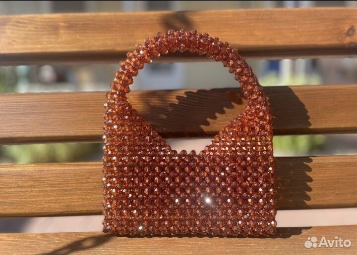 Сумка из бусин ручной работы