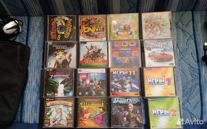 CD-Диски с играми для пк(старые)