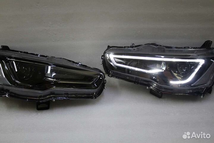 Audi style оптика для Lancer X