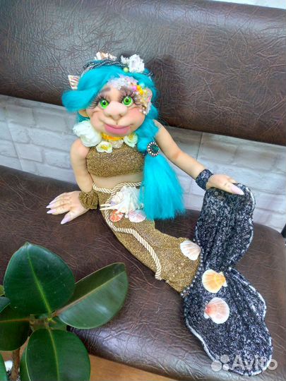 Кукла в чулочной технике