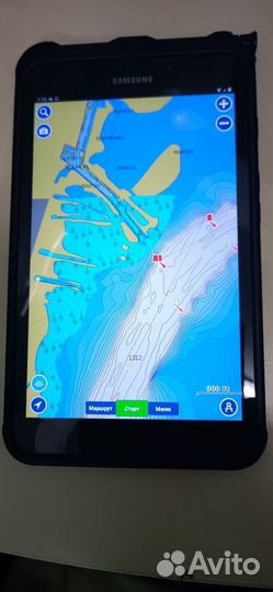 Навигатор с картой глубин