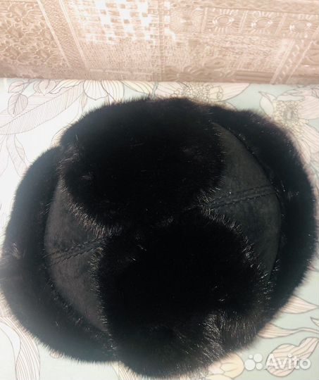 Норковая шапка мужская