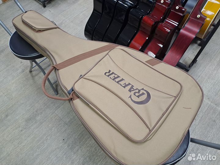 Гитара Crafter D-7 с чехлом дредноут массив кедра