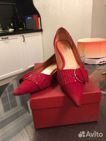 Балетки натуральная кожа 37-37.5