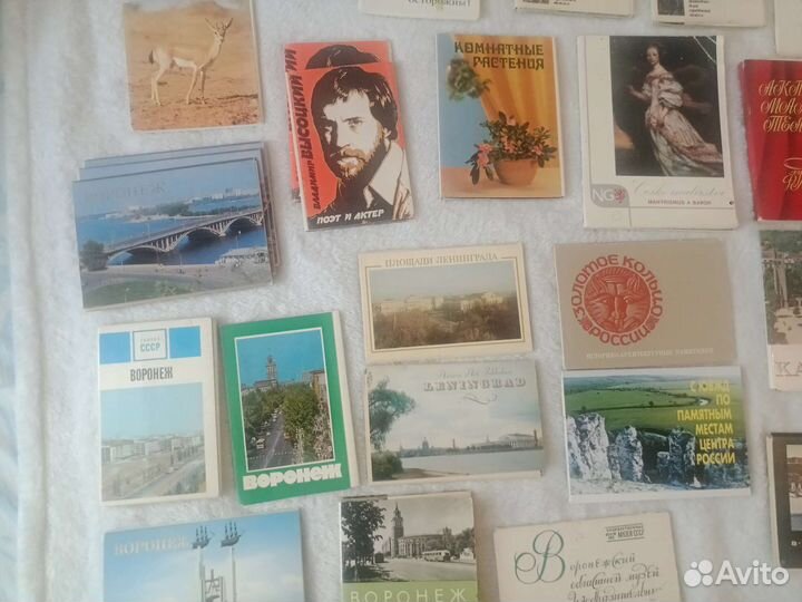 Наборы фотокарточек/открыток с подписями СССР