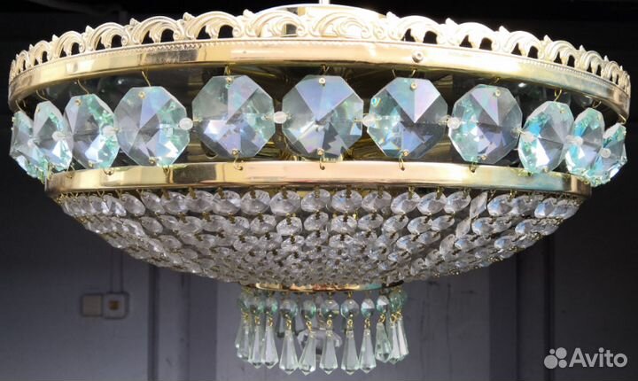 Люстры хрустальные (Чехия) б/у
