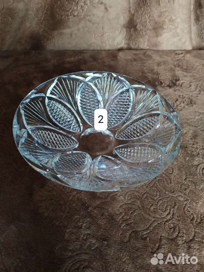 Блюда хрустальные, СССР