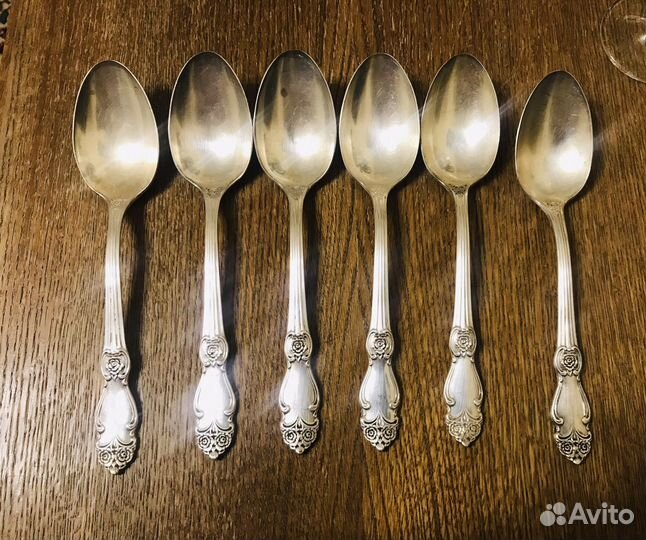 Набор ложек столовых СССР мельхиор