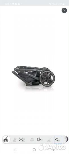 Коляска 2 в 1 эко кожа