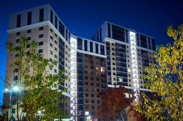 2-к. квартира, 57,2 м², 17/20 эт.