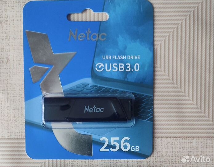 Флешка USB Netac U336 256гб, USB3.0 Новая