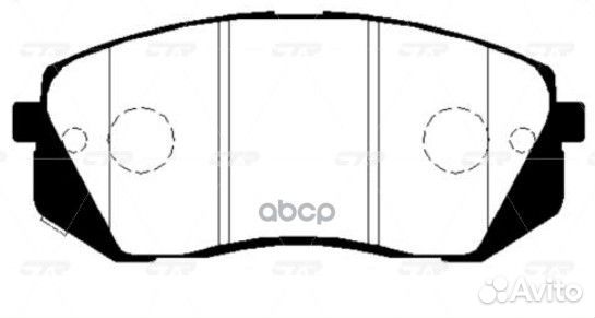 Ckkh-47 Колодки тормозные дисковые GK0501 CTR