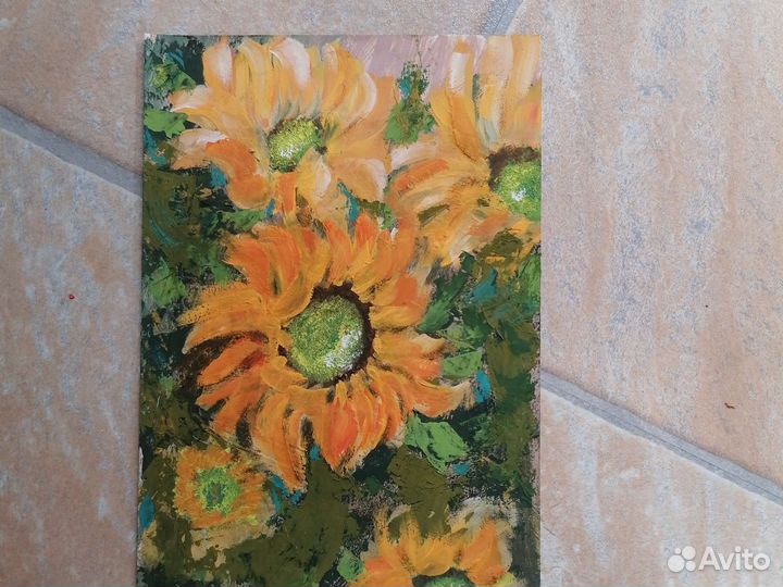 Картина гуашью