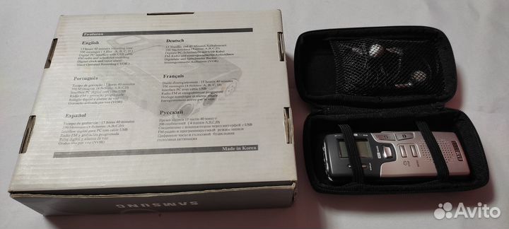 Цифровой диктофон с радио Samsung SVR-S1540