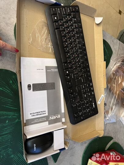 Клавиатура беспроводная и мышь sven