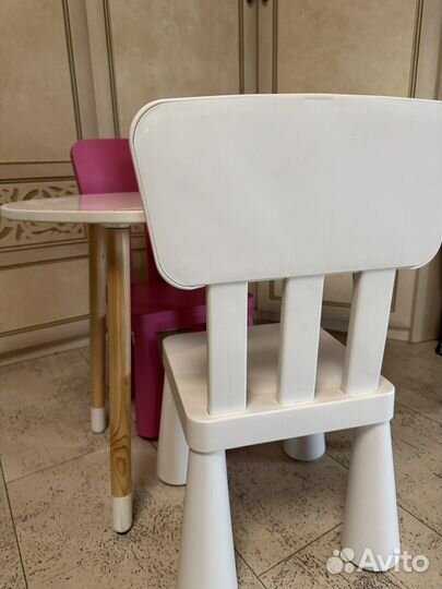 Стол и стулья бу