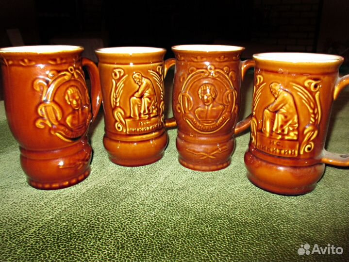 Керамика СССР Графин кружка набор №6