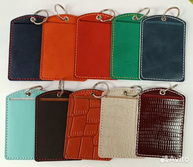Чехол для пропуска из кожи