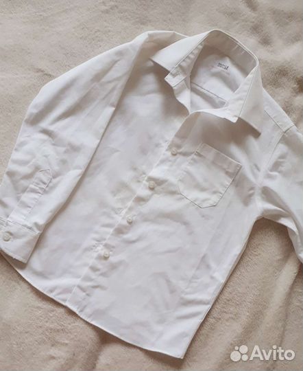 Рубашка белая школьная для девочки