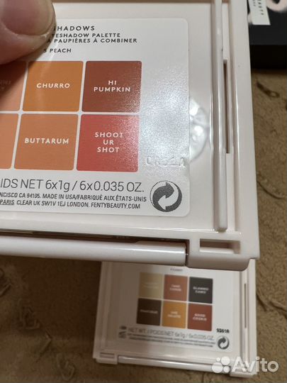 Fenty beauty тени оригинал новые