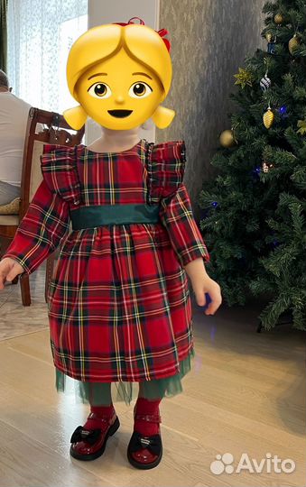 Нарядное платье для девочки 86-92