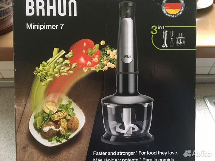 Новые насадки для блендерa Braun