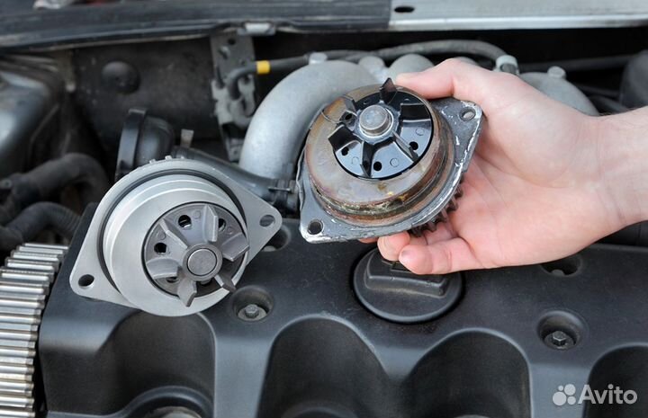 Замена помпы BMW X3 2014-2017