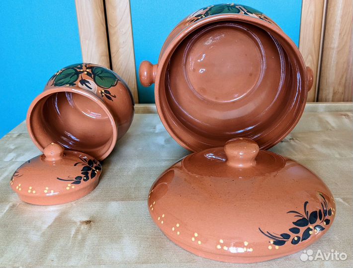 Горшки керамика 2шт комплект