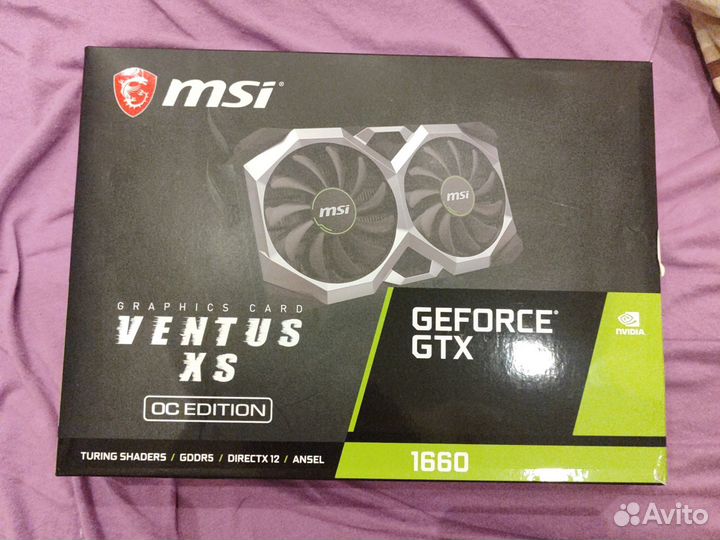 Видеокарта gtx 1660 6gb