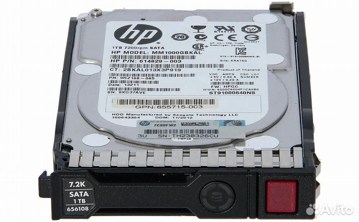 Жесткий диск HP 1TB Part 656108-001B