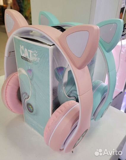 Беспроводные наушники Cat Ear с кошачьими ушками