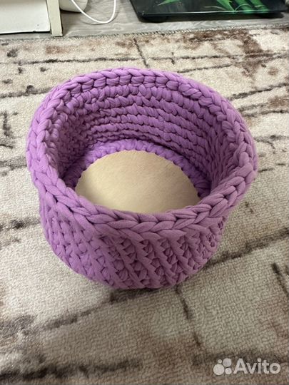 Корзинки ручная вязка