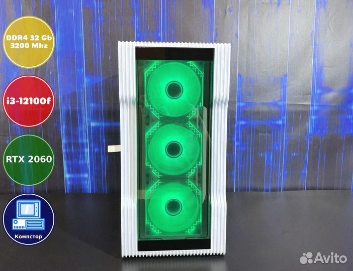 Сборка пк 4к i3-RTX2060-32DDR4-CAF1067854392-H610